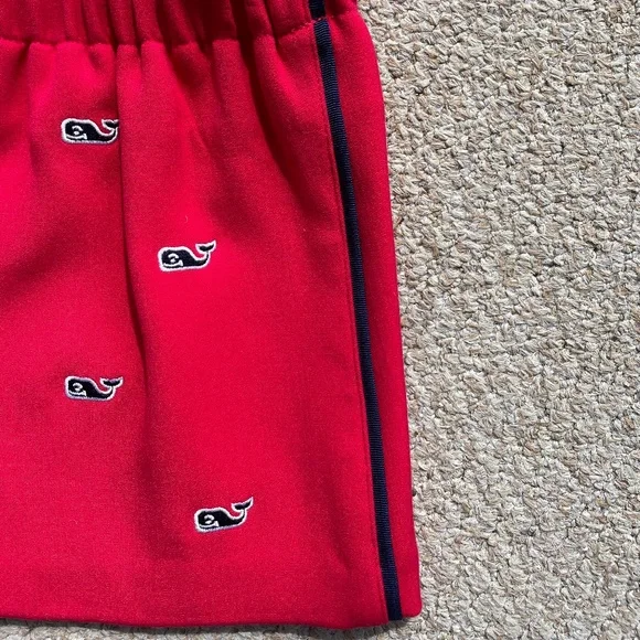 NWT GIRLS Vineyard Vines Bright Red Embroidered Skirt Size 3T - Picture 6 of 7